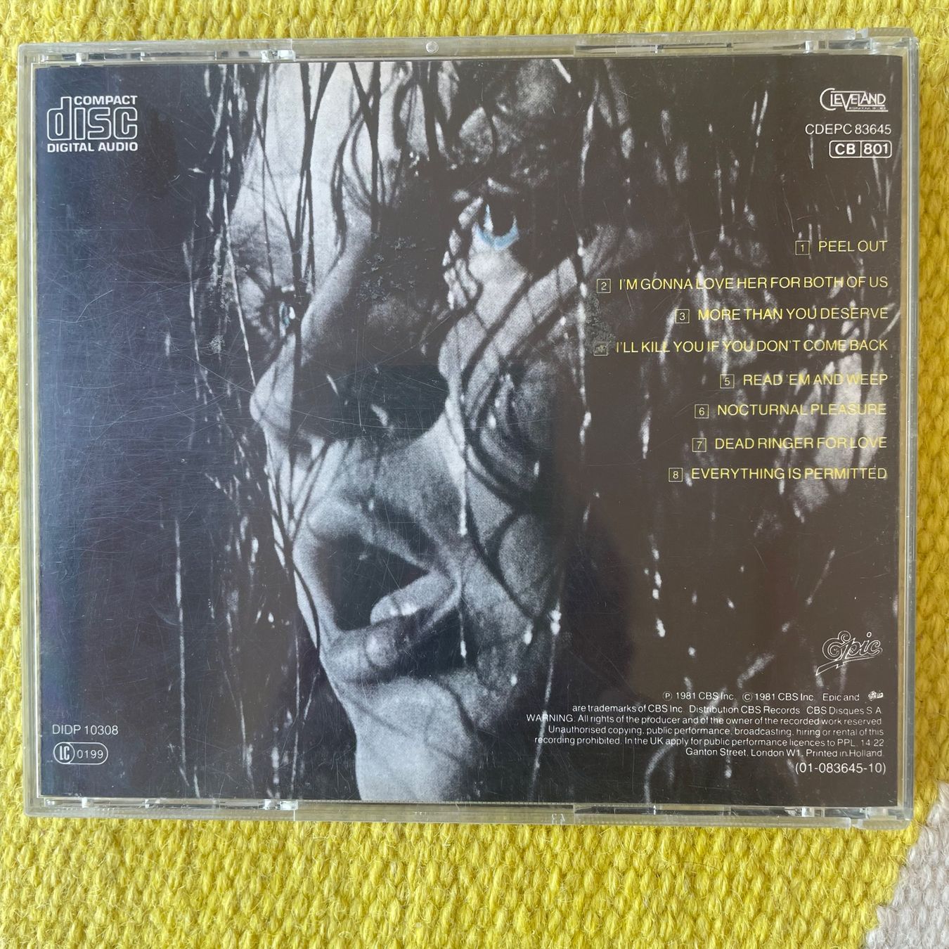 CD: MEAT LOAF-DEAD RINGER – Usato da Rorschacherberg venduto da CD-Roli 1