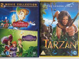 englisch - 2 (3) DVD - PETER PAN + TARZAN