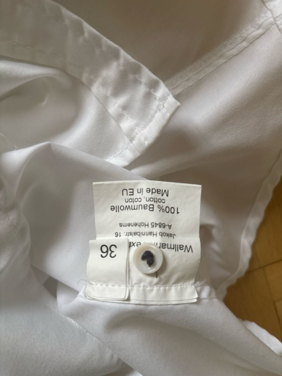 Camicette: Weisses Hemd von Wallmann, Gr. 36 – Usato da Basel venduto da FannySt 3