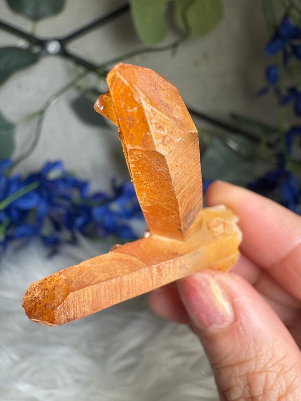 Minerali & Pietre curative: Tangerine Quarz-Cluster – Nuovo (secondo la descrizione) da Neuheim venduto da m.hald 2