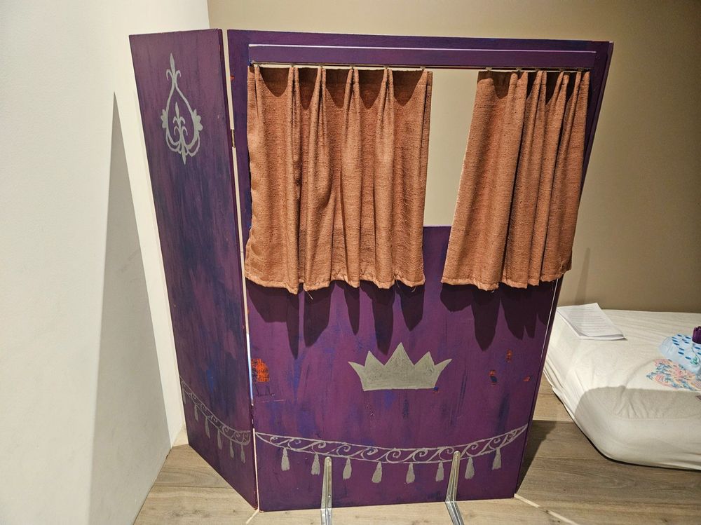 Vaguelly Schattentheater Set - Puppenbühne Mit Schattenpuppen Für Kinder Kreativität