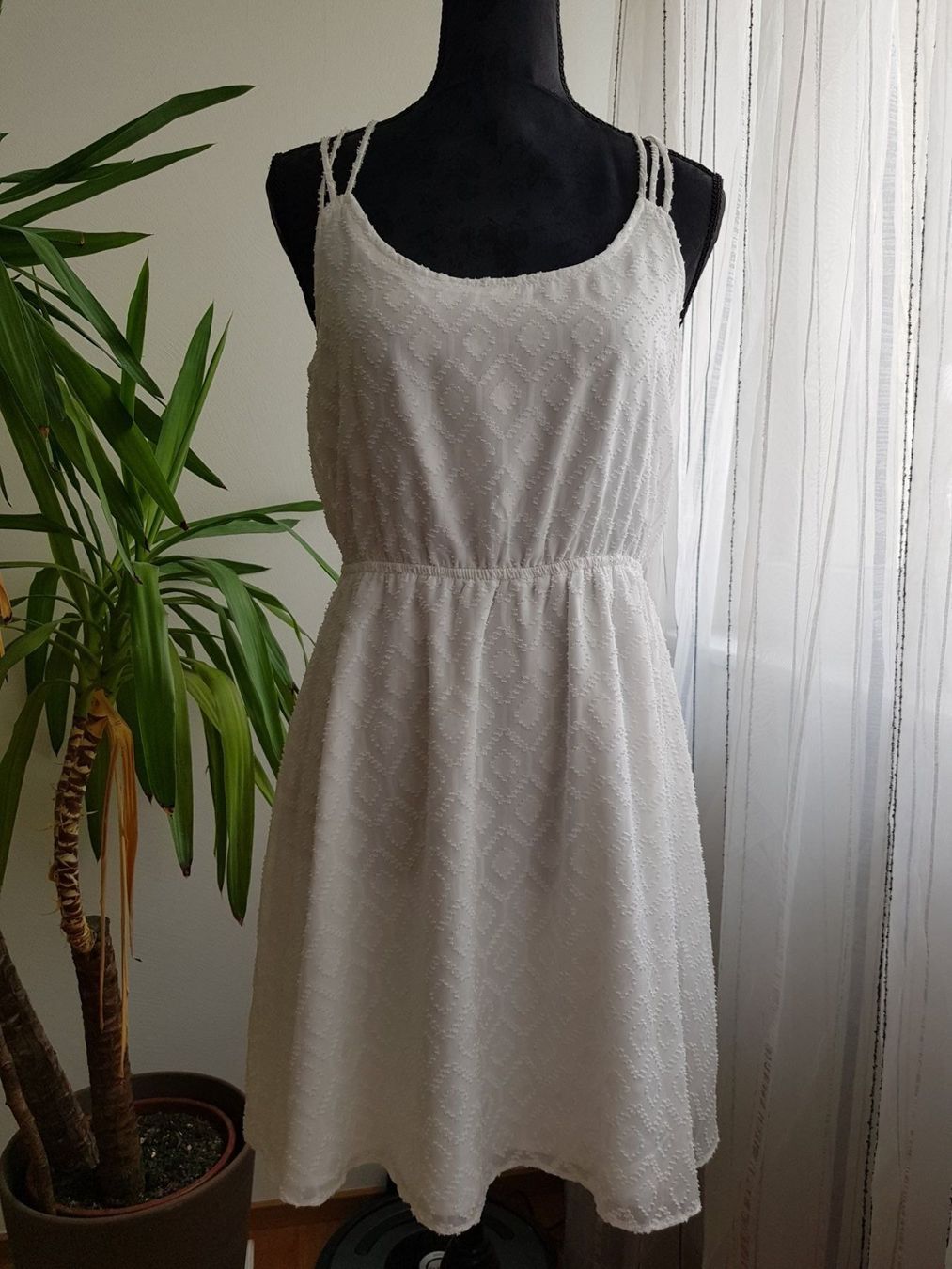 Vestiti: Sommerkleid / Freizeitkleid weiss Gr. S – Usato da Nendeln venduto da Zopfie_