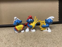 3 musikanten Schlümpfe