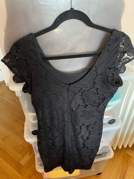 Kleider: Robe dentelle noire élégante Snap - taille L  – Gebraucht aus Lausanne von Stephaniesdressing 4
