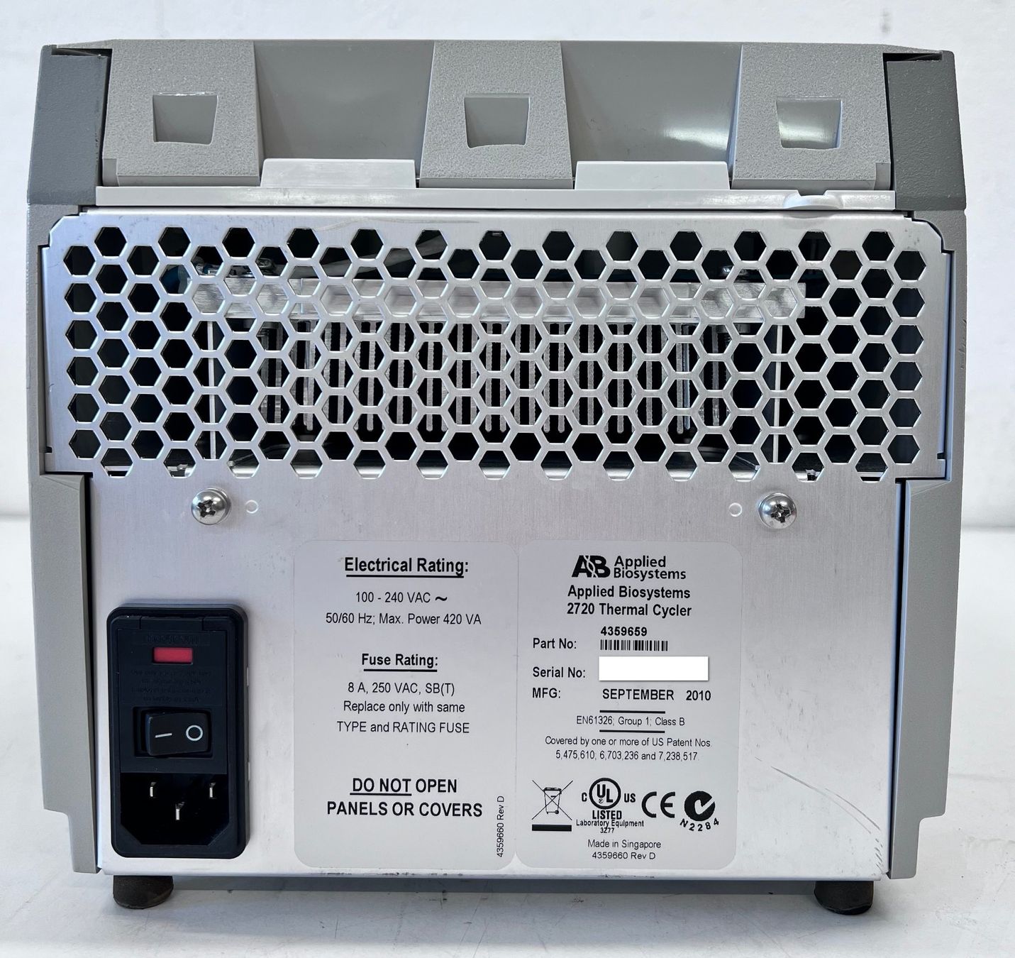 Accessori da laboratorio: Applied Biosystems 2720 Compact 96-Well PCR Thermal Cycler – Usato da Niederdorf venduto da LeptonAG_Labor 5