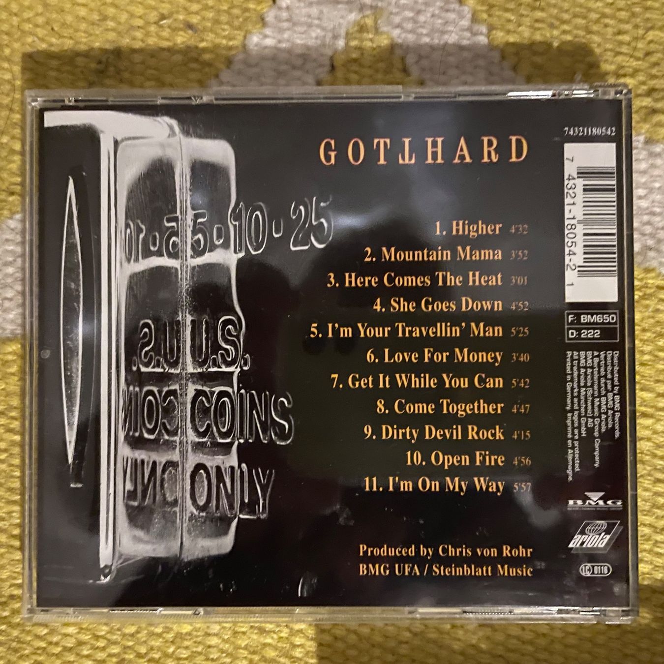 CD: GOTTHARD-DIAL HARD93 – Usato da Rorschacherberg venduto da CD-Roli 1