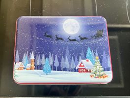 Blechdose Weihnachten, Cookie Box, klein