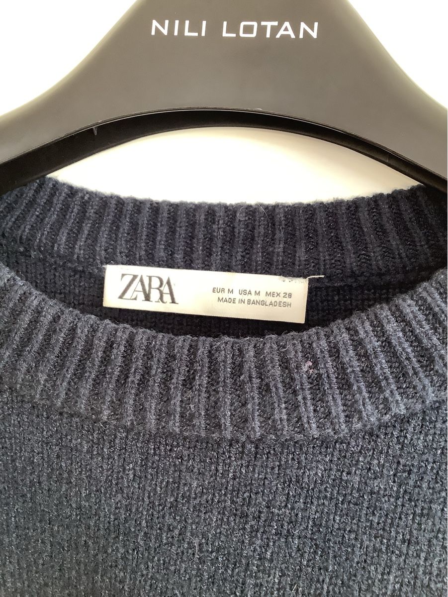 Zara Maglioni & Felpe: Dicker Strickpullover gestreift von Zara S/M Viscosemix – Usato da Stäfa venduto da loveforeverlove 3