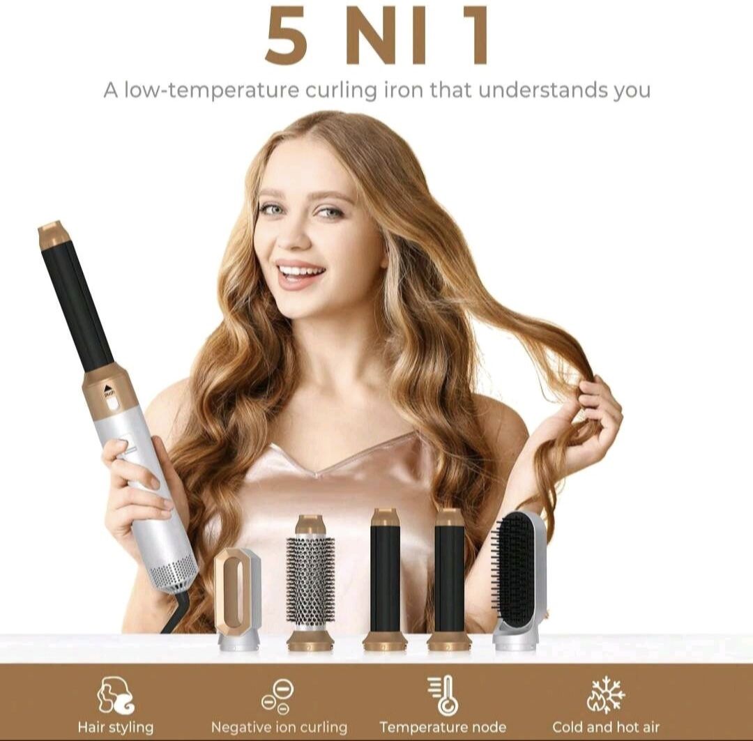 Altro per la cura dei capelli: Multifunktionale, austauschbare Heißluft-Haarbürste, schonen – Nuovo (secondo la descrizione) da Adliswil venduto da ssc_z8q6