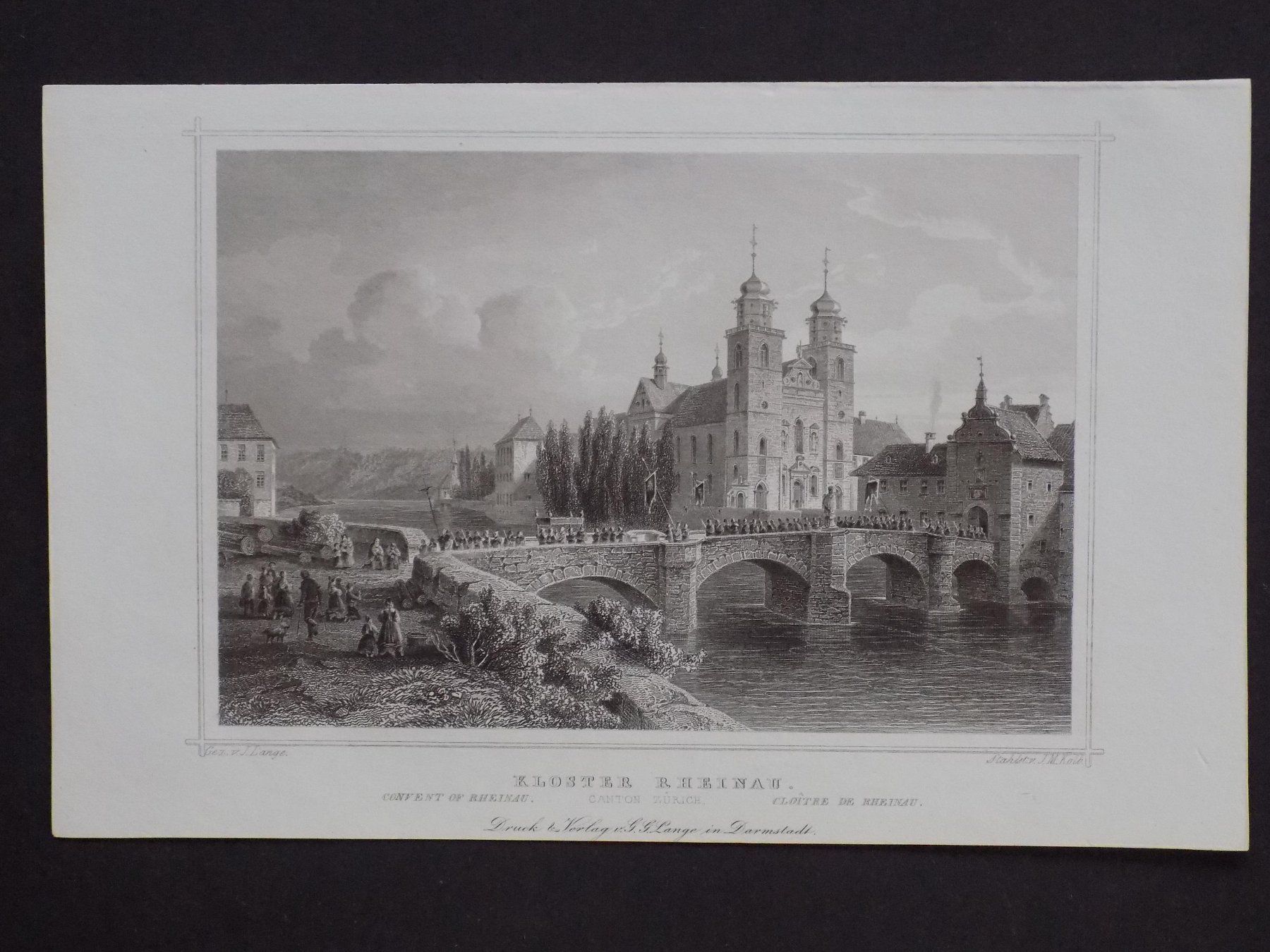 Gravures: Kloster Rheinau – D'occasion à Risch par Rischli15