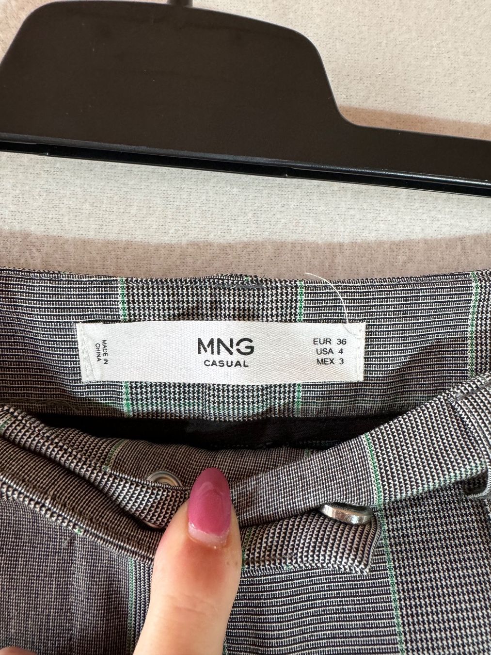 Mango Pantaloni: Karierte Hose von Mango Gr. 36 – Usato da Grosswangen venduto da second_hand_dress 2