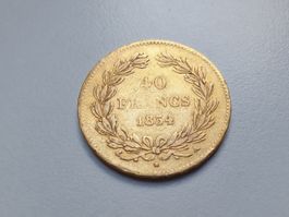 🇫🇷 🌔 ⚜️ France 40 Francs 1834. Gold .900. Louis Philippe