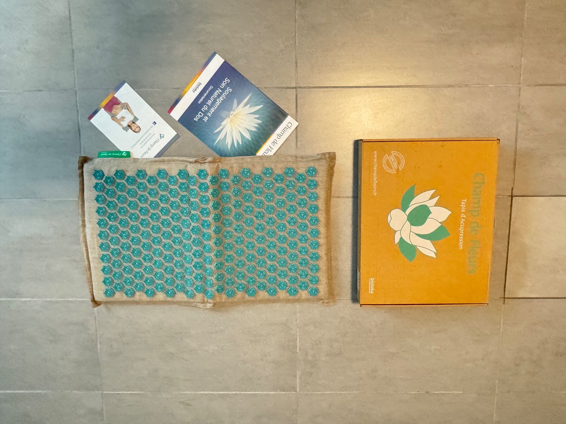 Bodenmatten: Tapis d'acupression "Champ de Fleurs" - comme neuf ! – Gebraucht aus Chambésy von Sana-292