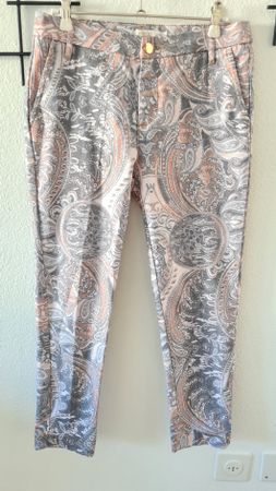7/8 Onado Jeans, Gr. M/38, Damen Hose mit speziellem Muster