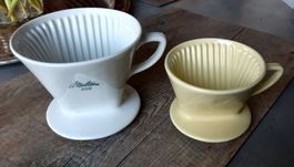 Melitta 101 / 102  -  Porzellan Kaffee Filter  -  Klassiker