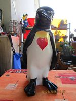 statue de pingouin en céramique de 40 cm
