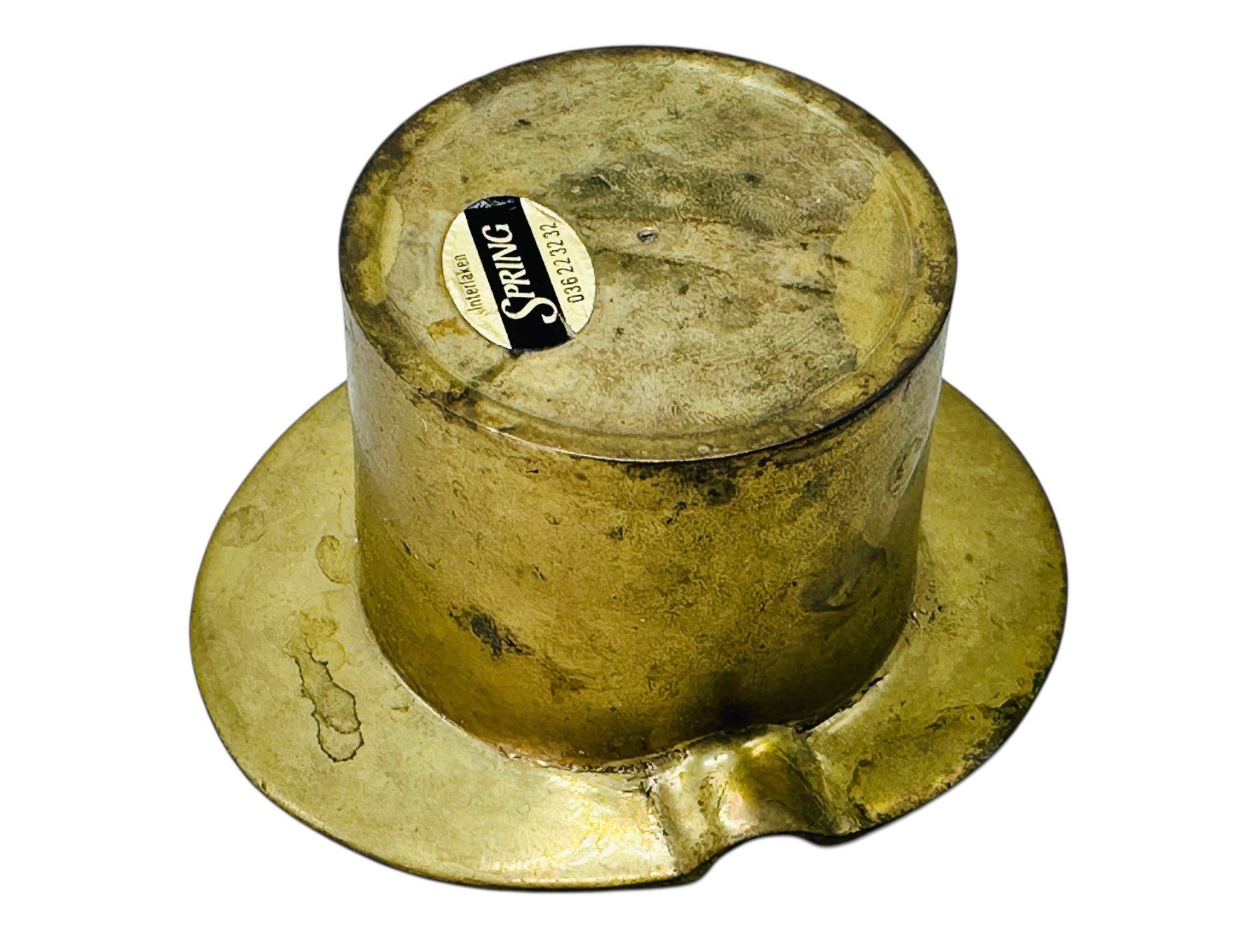 Aschenbecher: Ancien cendrier chapeau en bronze SPRING Interlaken – Gebraucht aus Morges von Novantica 7