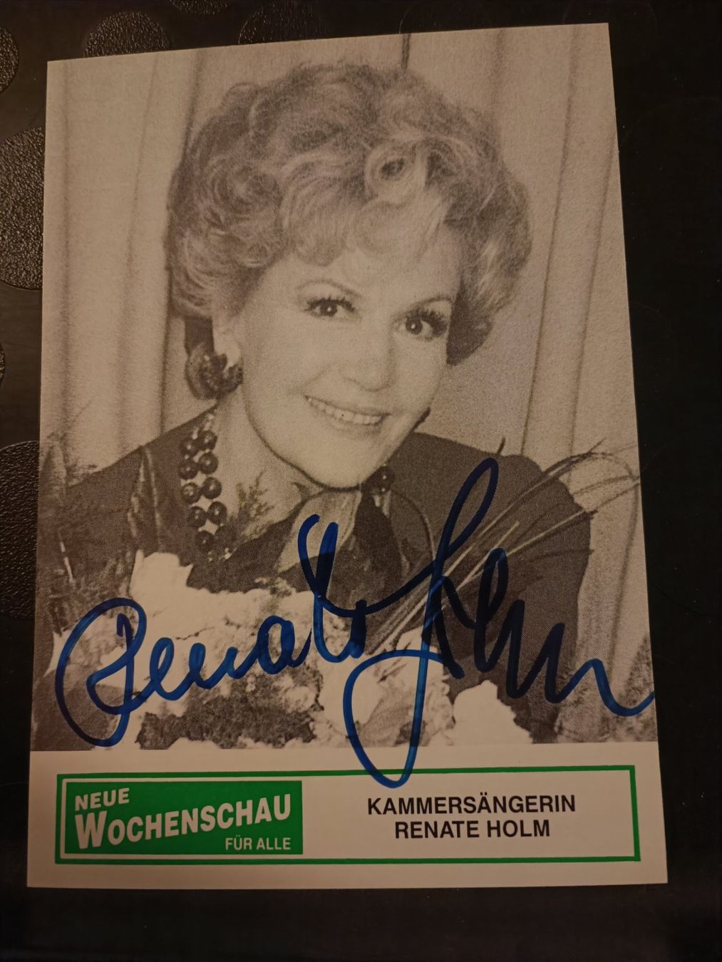 Autogramme: Renate Holm - handsignierte alte Autogrammkarte – Gebraucht aus Menziken von Artographs