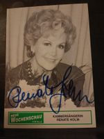 Renate Holm - handsignierte alte Autogrammkarte