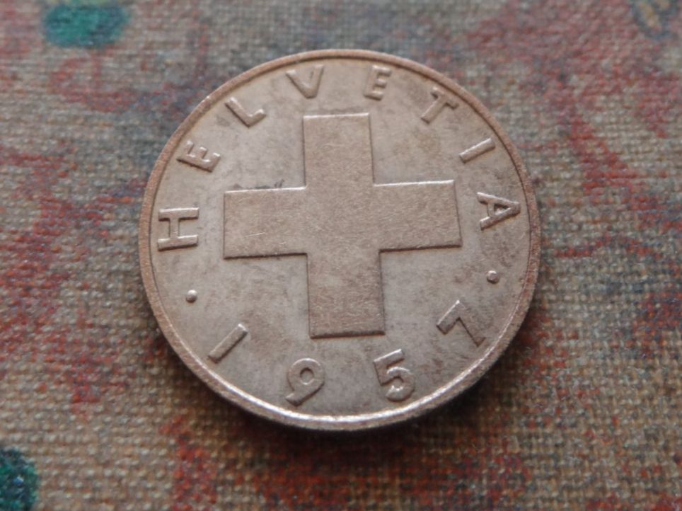 Tutti le monete: 2 Rp. 1957   (A) – Usato da Romanel-sur-Lausanne venduto da Swift13