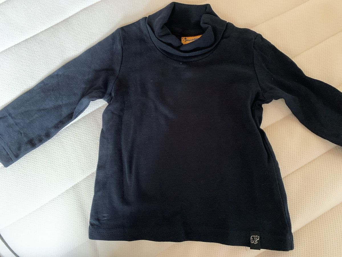 Camicie, Top & T-shirt: Implidimpi Rollkragenshirt, Gr. 74/80, Top Zustand! – Usato da Meilen venduto da Flockenwirbel