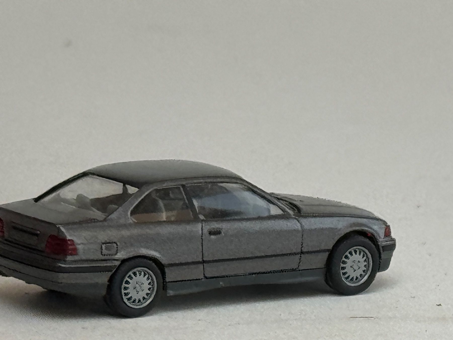 Herpa Modellini d'auto: VE1- Herpa BMW 325 i graumetallic – Usato da Elm venduto da Wikmtz 1