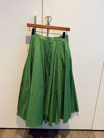 Damen Rock COS grün Midi