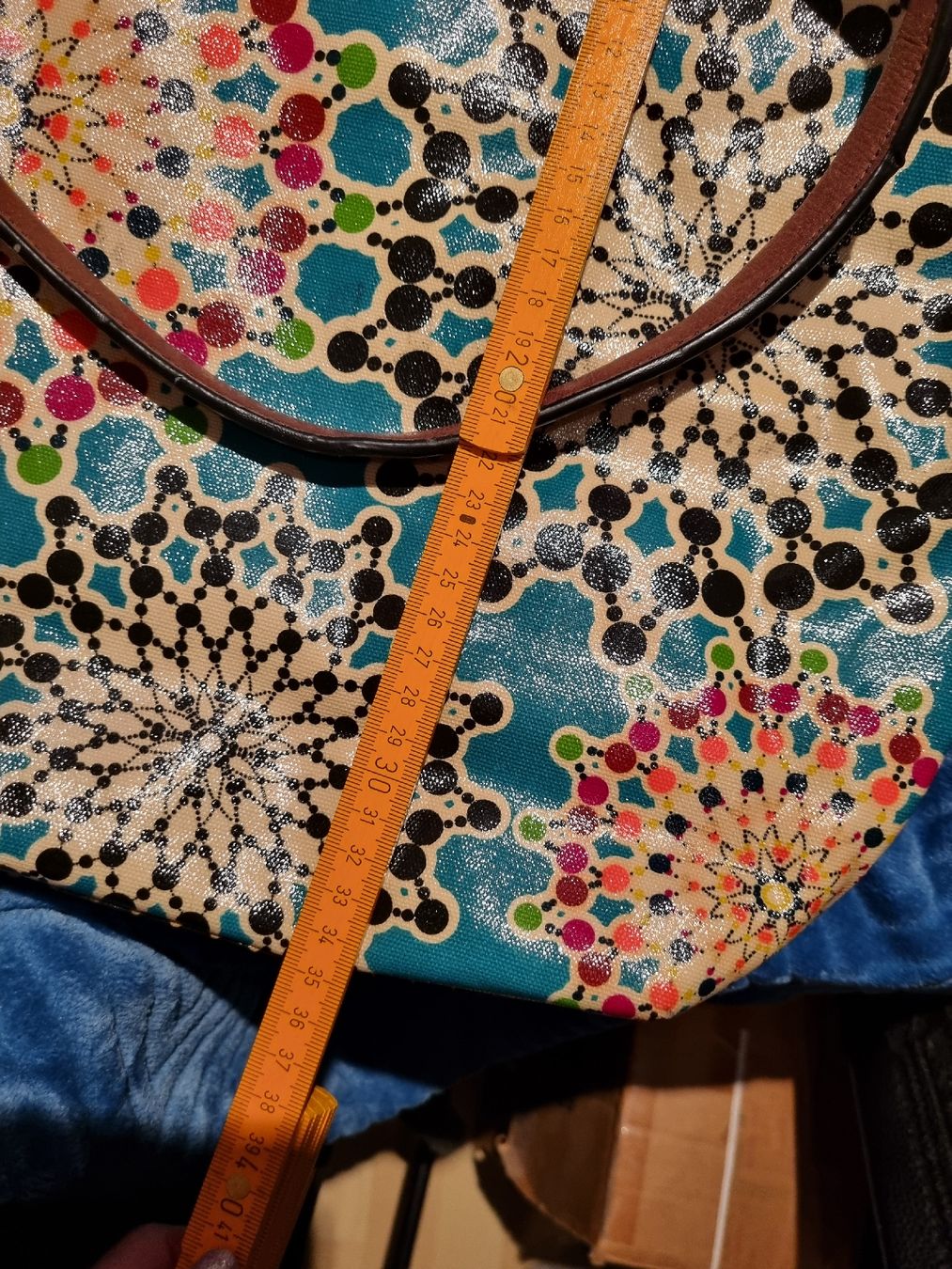 Fossil Borse da donna: Fossil Tasche bunt gemustert Leder Henkeltasche  – Nuovo (secondo la descrizione) da Aesch BL venduto da mutti04 5