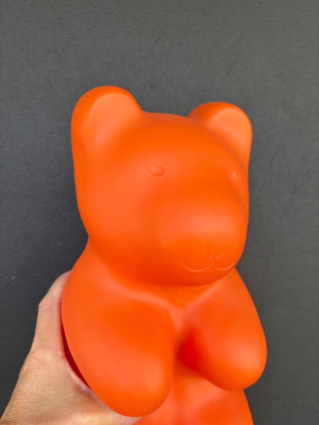 Heico Lampade: Vintage 1980s Orange Heico gummy bear lamp – Usato da Steinhausen venduto da ChromeVintage 2