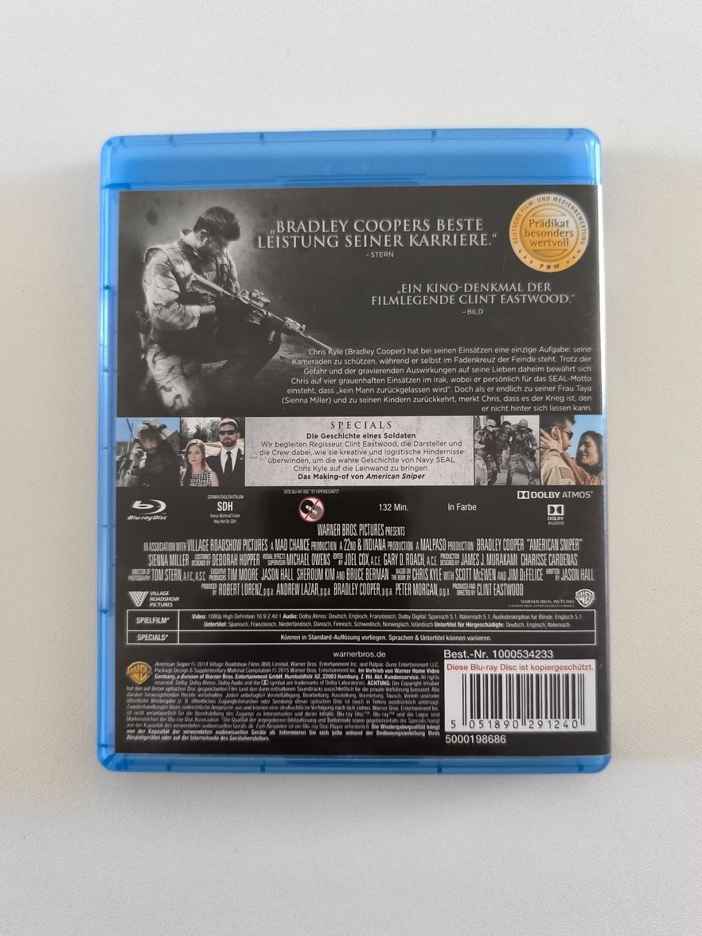 Tutti i DVDs: Blu-ray / American Sniper – Usato da Muttenz venduto da hak_dsk9 1