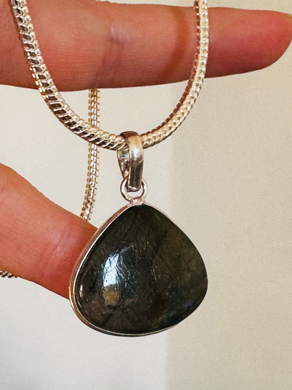Catenine: Labradorite Gemstone Handmade Jewelry necklace – Nuovo e nell'imballaggio originale da Genève venduto da AGBERG 4