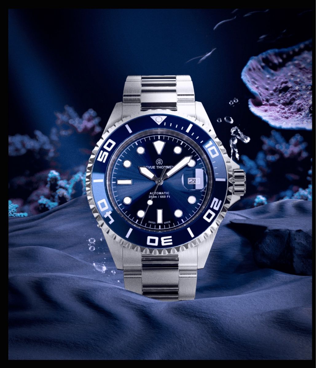 Revue Thommen Orologi: 2025er Revue Thommen Diver Barracuda Point NEU & Full Set – Nuovo e nell'imballaggio originale da Embrach venduto da Canderau 3