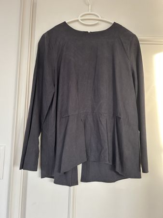 COS grey silk top / graues Seiden-Top in 34 von COS