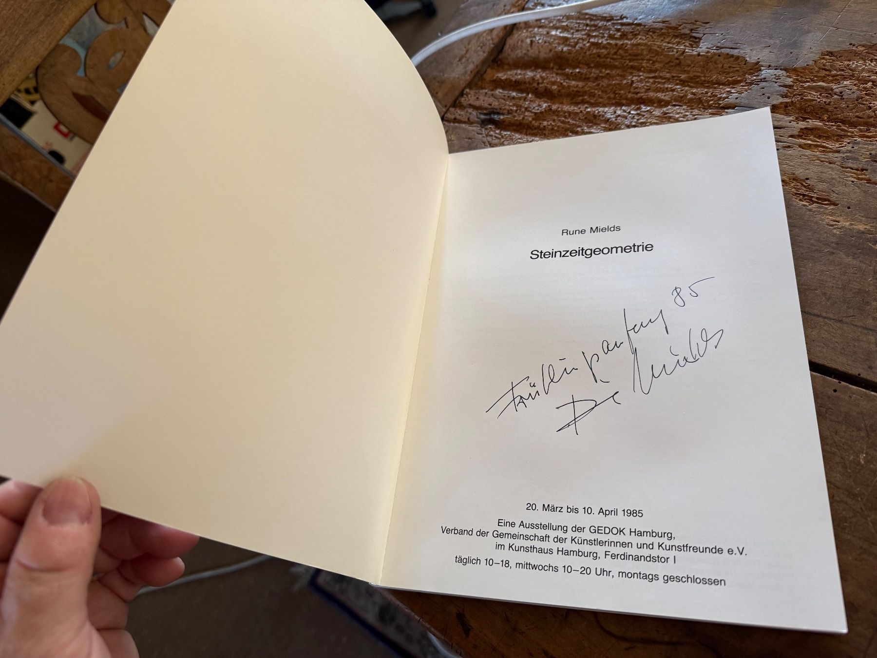 Livres: Rune MIELDS Steinzeitgeometrie signiert – D'occasion à Bern par Jwpm66 1