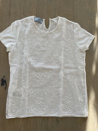 Original Prada Shirt weiß Gr. 38