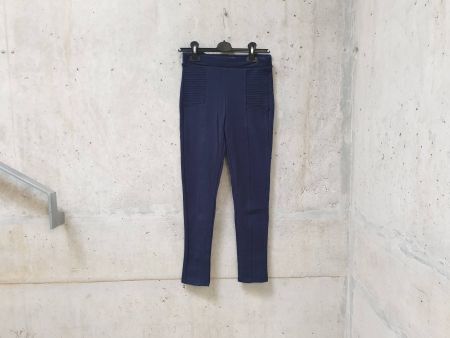 NEUF, Legging long épais Okaïdi, bleu marine, fille, 134