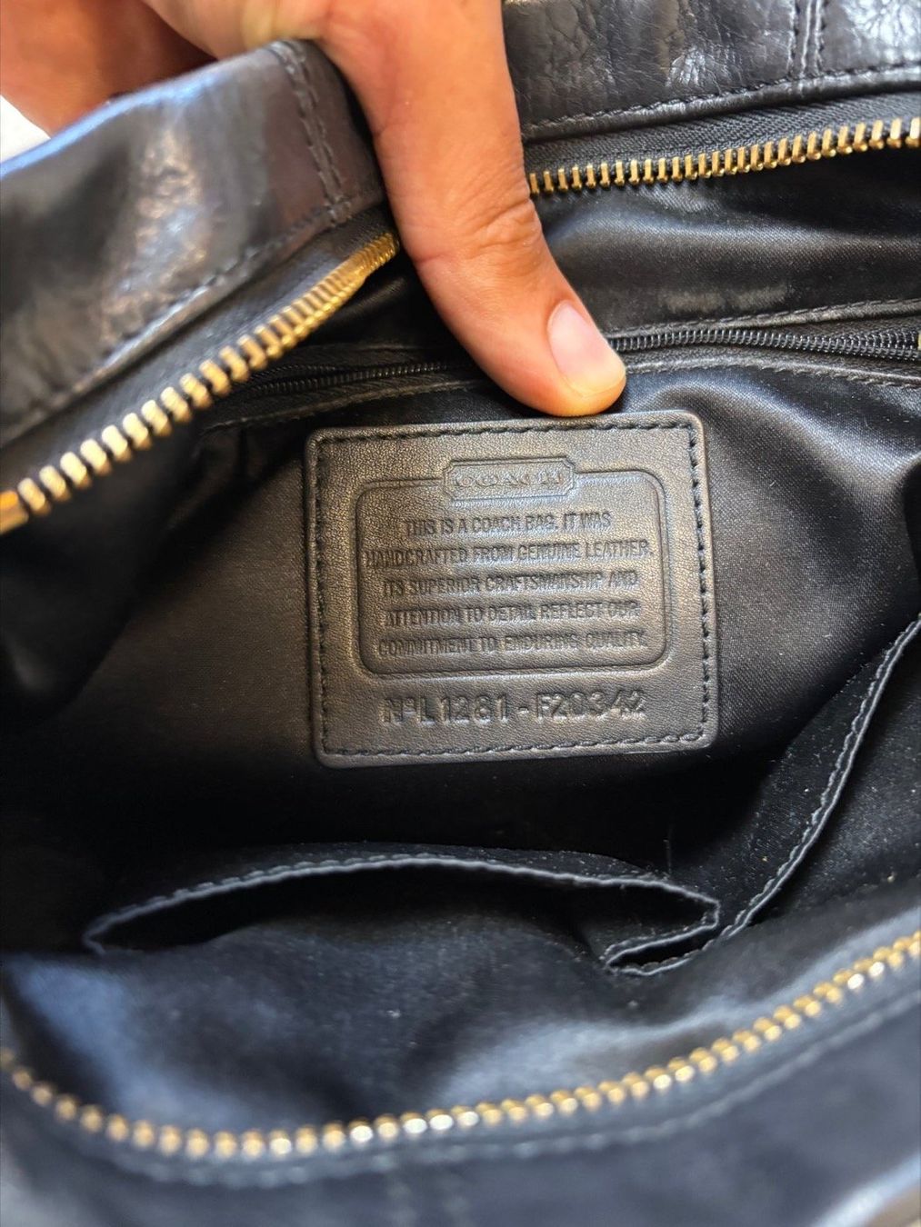 Coach Borse da donna: Coach Leather 2-Way Bag – Usato da Tägerwilen venduto da Akh.Boutique 7