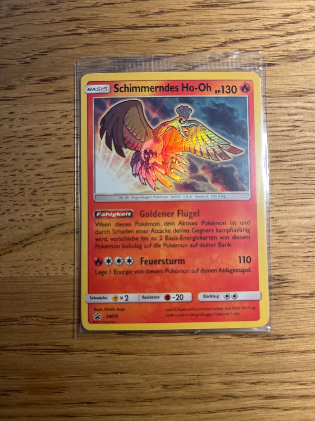 Pokémon Carte collezionabili: Schimmerndes Ho-Oh SM70, sealed, deutsch – Nuovo e nell'imballaggio originale da Kaisten venduto da JKsPokedeals 2