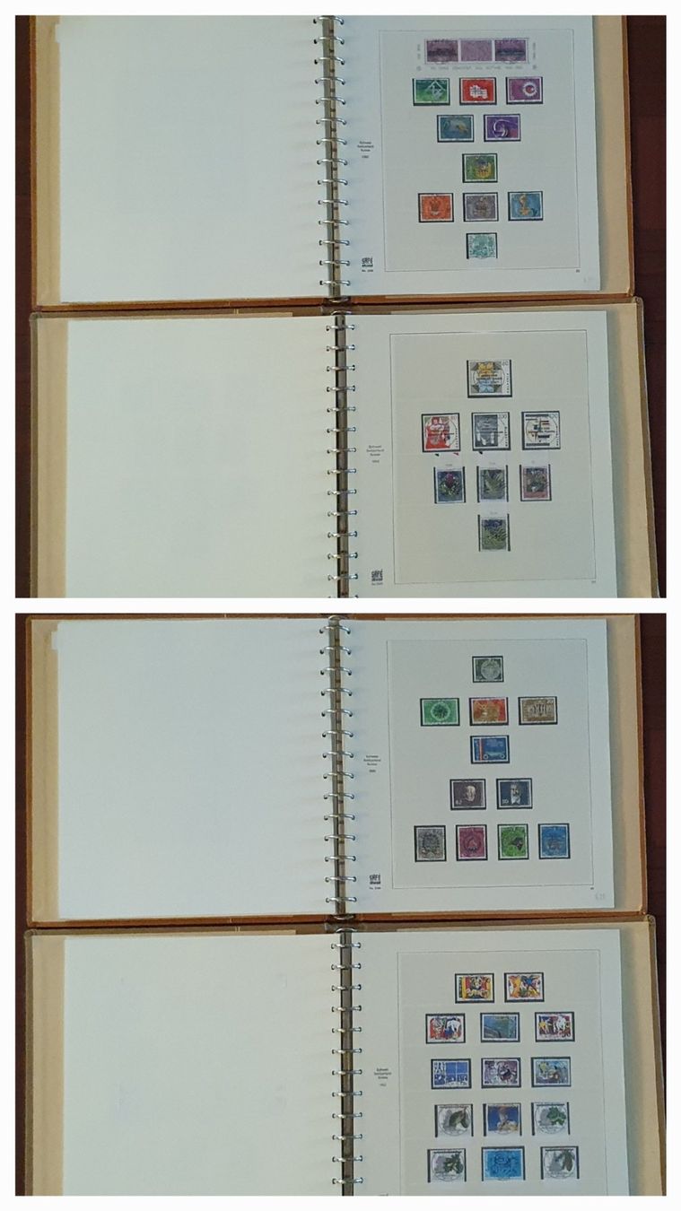 Tutti i francobolli: 2 SAFE Album - Sammlung ET-Vollstempel  1970 - 2000 – Usato da Kreuzlingen venduto da Rschweiz1 6