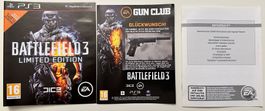 Hüllencover + Beilage zu PS3 Game BATTLEFIELD 3 gemäss Foto