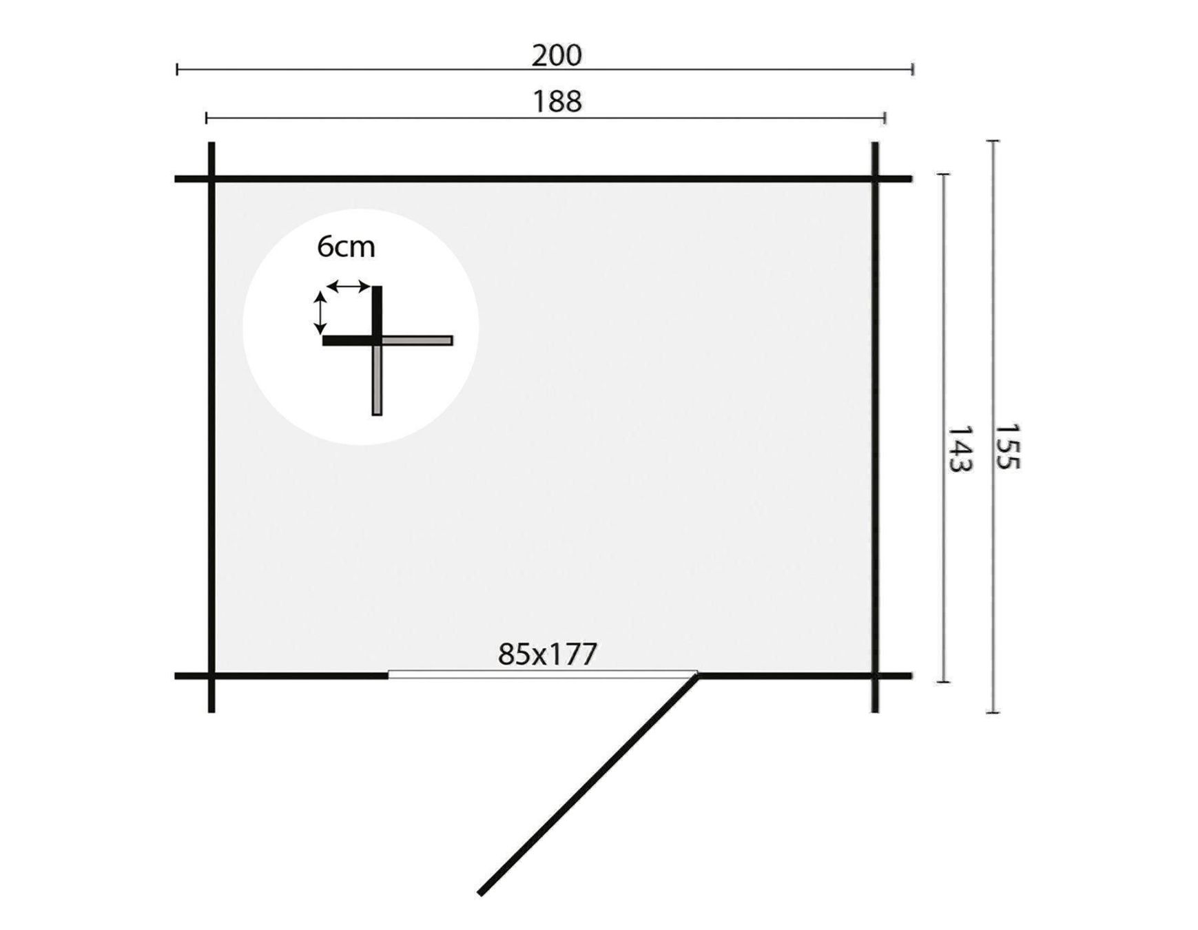 Casette da giardino & serre: Gartenhaus Irina 188x143cm – Nuovo e nell'imballaggio originale da Diepflingen venduto da Der_billige_max 1