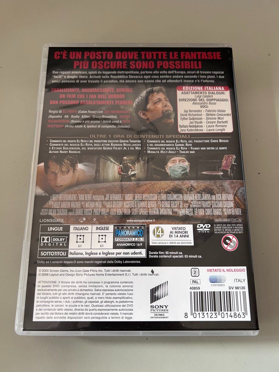 Tutti i DVDs: DVD Hostel – Usato da Giubiasco venduto da LorisVale 2