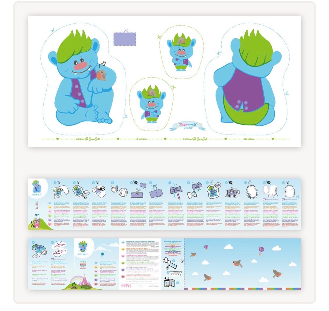 Kit bricolage: Nähset für Kinder – Nuovo e nell'imballaggio originale da Silvaplana venduto da Lotzis 1