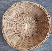 Chörbli geflochten (Peddigrohr)  Durchmesser 25 cm