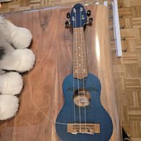 Ukulele Keiki K1-BL blau mit Schildkröten-Motiv gebraucht