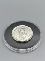2 Fr. Silbermünze 1937, Top Zustand, Selten, in Münzbox