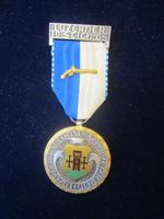 Luzerner Stich 1968 Pistole email Wappen Escholzmatt goldene