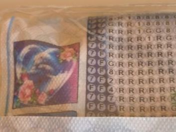 Kit bricolage: DIAMOND PAINTING DELPHINE – Nuovo e nell'imballaggio originale da Dintikon venduto da bonita099 1