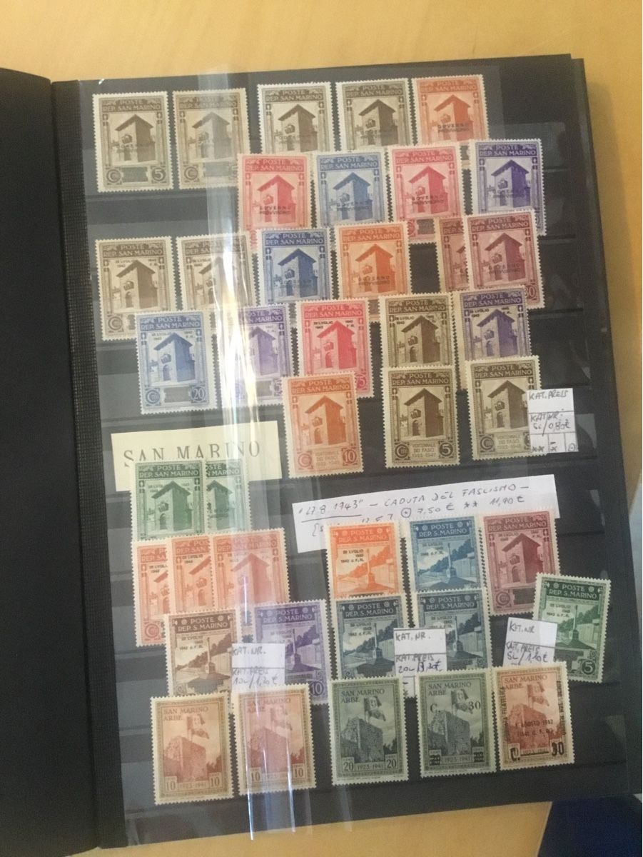 Tutti i francobolli: Lotto 11 San  Marino – Usato da cassina d'agno venduto da Scorti1961 1