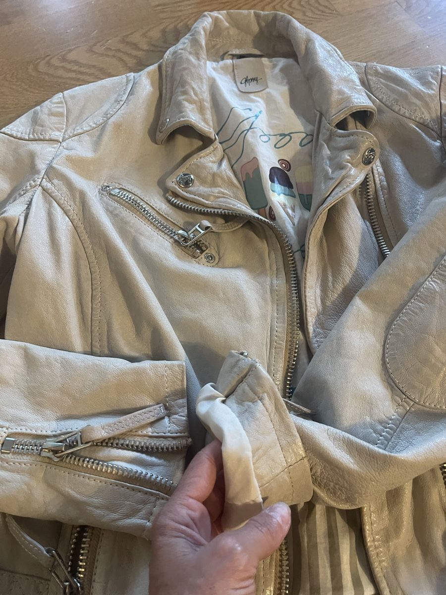 Jacken: Lederjacke Gipsy Lederjacke, beige, Gr. M, Top – Gebraucht aus Rüschlikon von leo_mwz2 6